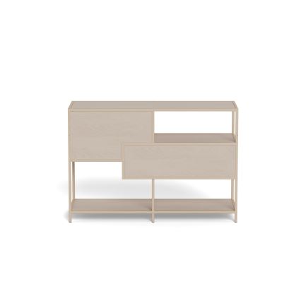 Βιβλιοθήκη SARON 114x78 cm γκρι