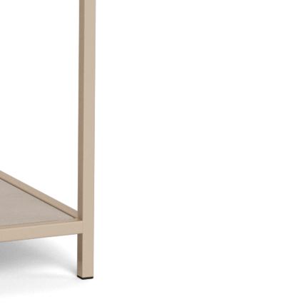 Βιβλιοθήκη SARON 77x185 cm γκρι