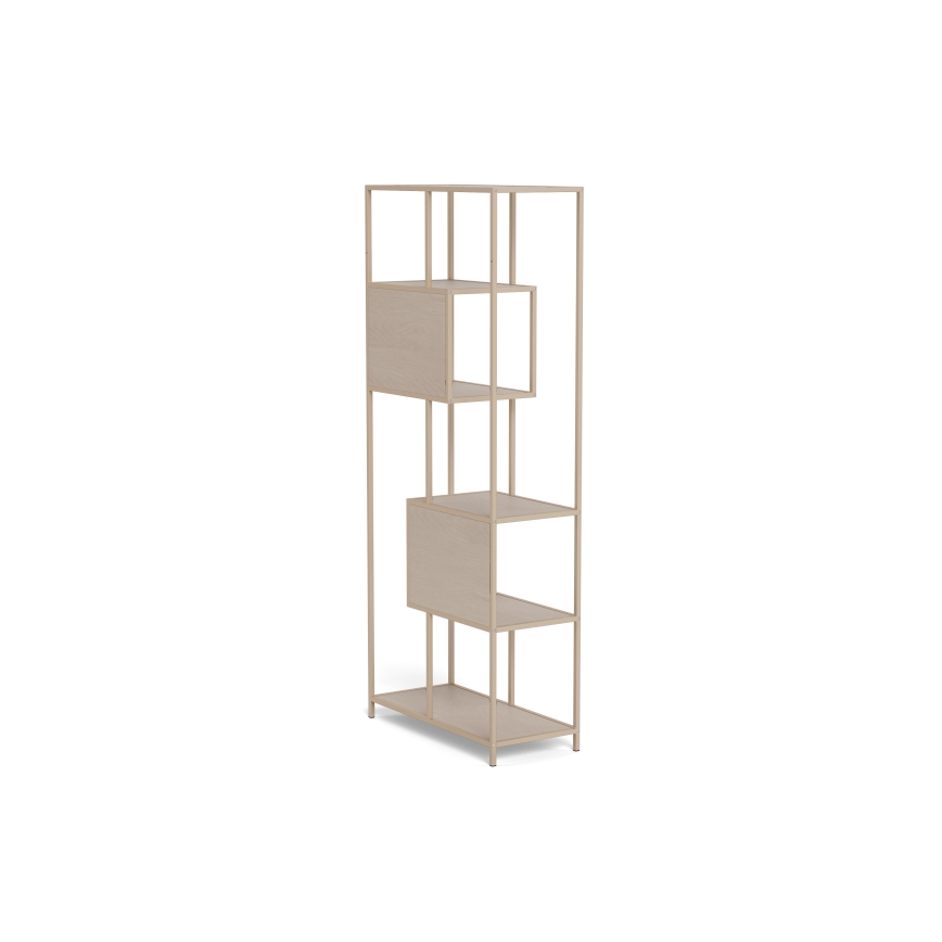 Βιβλιοθήκη SARON 77x185 cm γκρι
