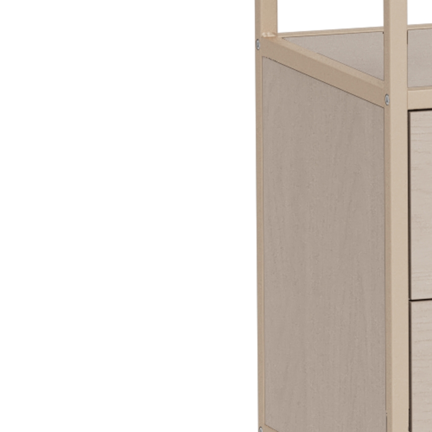 Βιβλιοθήκη SARON 77x185 cm γκρι