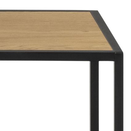 Βιβλιοθήκη SARON δρυς/μαύρο