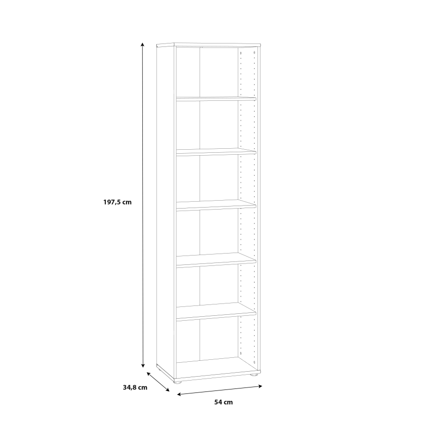 Βιβλιοθήκη URAN λευκή