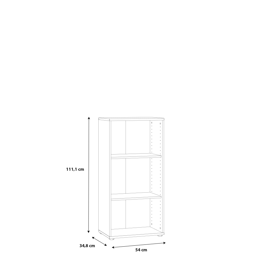 Βιβλιοθήκη URAN λευκή