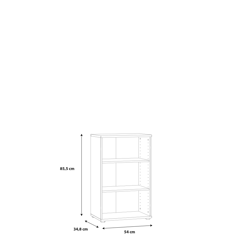 Βιβλιοθήκη URAN λευκή