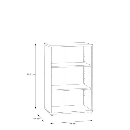 Βιβλιοθήκη URAN δρυς artisan