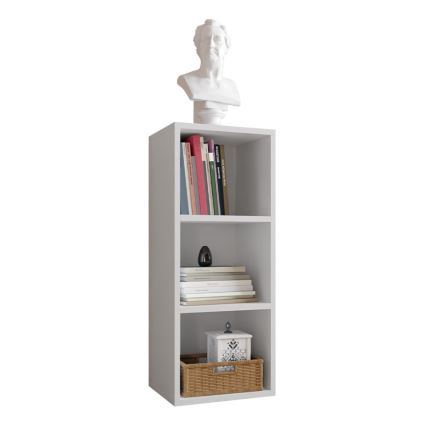 Βιβλιοθήκη WORCIK 75x30 εκ. λευκή