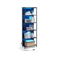Βιβλιοθήκη με ενσωματωμένο φωτισμό NAVARO 60x179x30 cm μαύρη