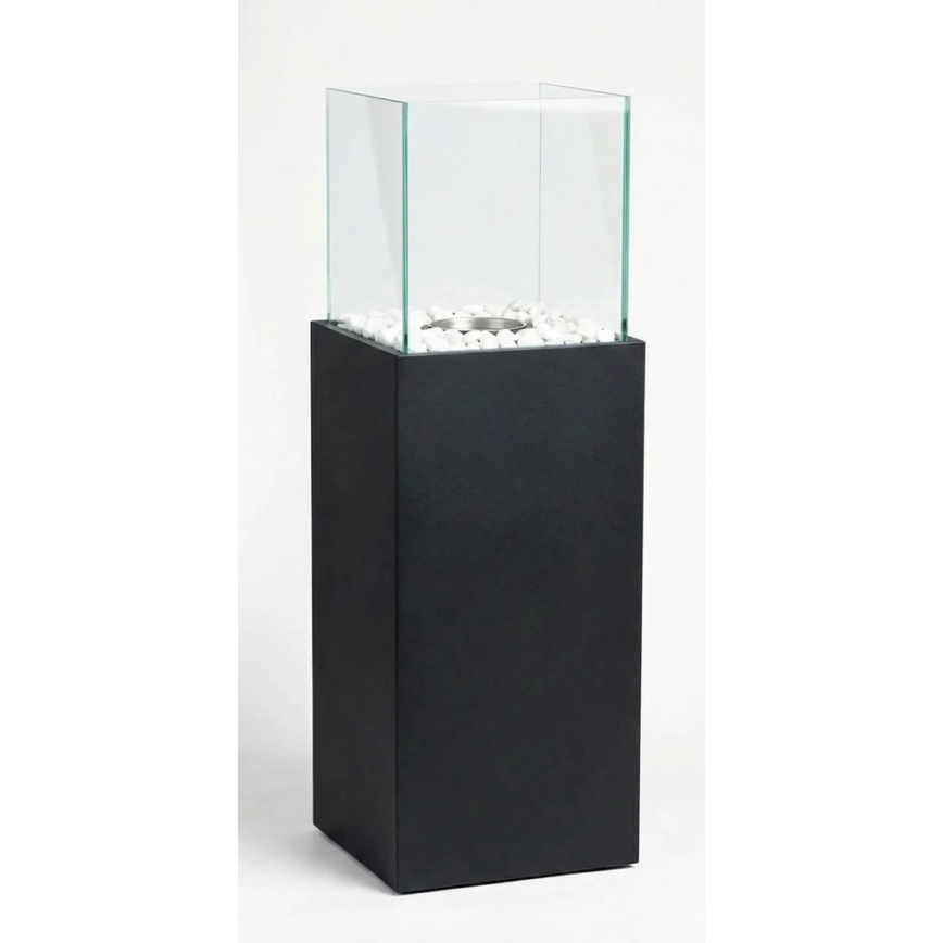 Βιοκαμινάδα ALICANTE 26,5x80,5 cm 2kW μαύρη