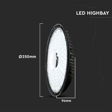 Βιομηχανικό φωτιστικό LED High Bay LED/100W/230V 4000K IP65