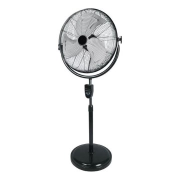 Βιομηχανικός επιδαπέδιος ανεμιστήρας 100W/230V διάμετρος 46 cm μαύρος