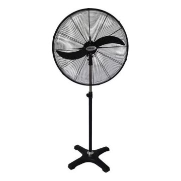 Βιομηχανικός επιδαπέδιος ανεμιστήρας 190 W/230 V, διάμετρος 76 cm, μαύρος