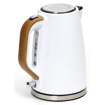 Βραστήρας 1,7 l 2400W/230V ανοξείδωτο ατσάλι/λευκό