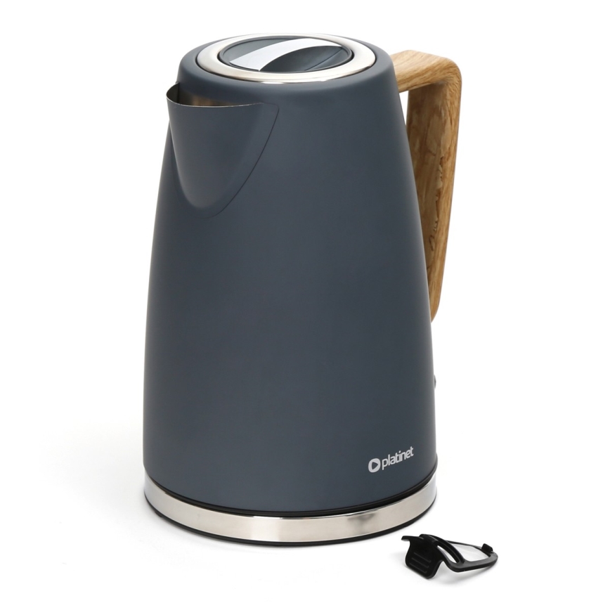 Βραστήρας 1,7 l 2400W/230V ανοξείδωτο ατσάλι/γκρι