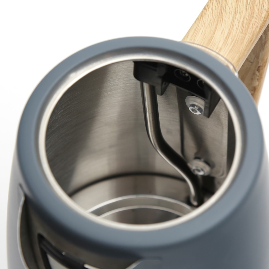 Βραστήρας 1,7 l 2400W/230V ανοξείδωτο ατσάλι/γκρι