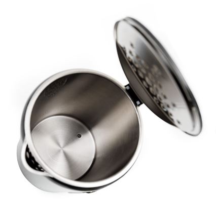 Βραστήρας με οθόνη LCD 1,7 l 2200W/230V γκρι + κούπα ταξιδιού 450 ml