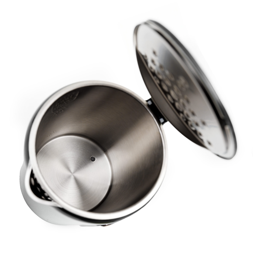 Βραστήρας με οθόνη LCD 1,7 l 2200W/230V γκρι + κούπα ταξιδιού 450 ml