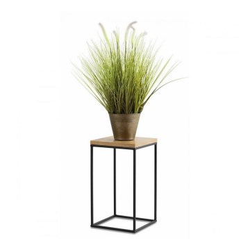 Βάση για λουλούδια BASICLOFT 40x24 μαύρο/καφέ