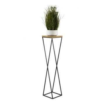 Βάση για λουλούδια LOFT 100x24 εκ. μαύρο/καφέ
