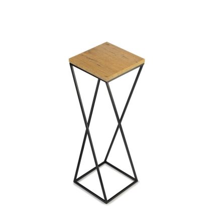 Βάση για λουλούδια LOFT 70x24 εκ. μαύρο/καφέ