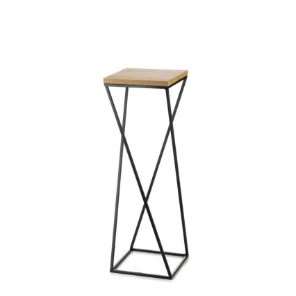 Βάση για λουλούδια LOFT 70x24 εκ. μαύρο/καφέ