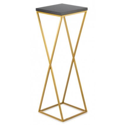 Βάση για λουλούδια LOFT 70x24 εκ. χρυσή/μαύρη
