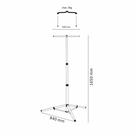 Βάση για Φωτιστικό Σποτ 165 cm