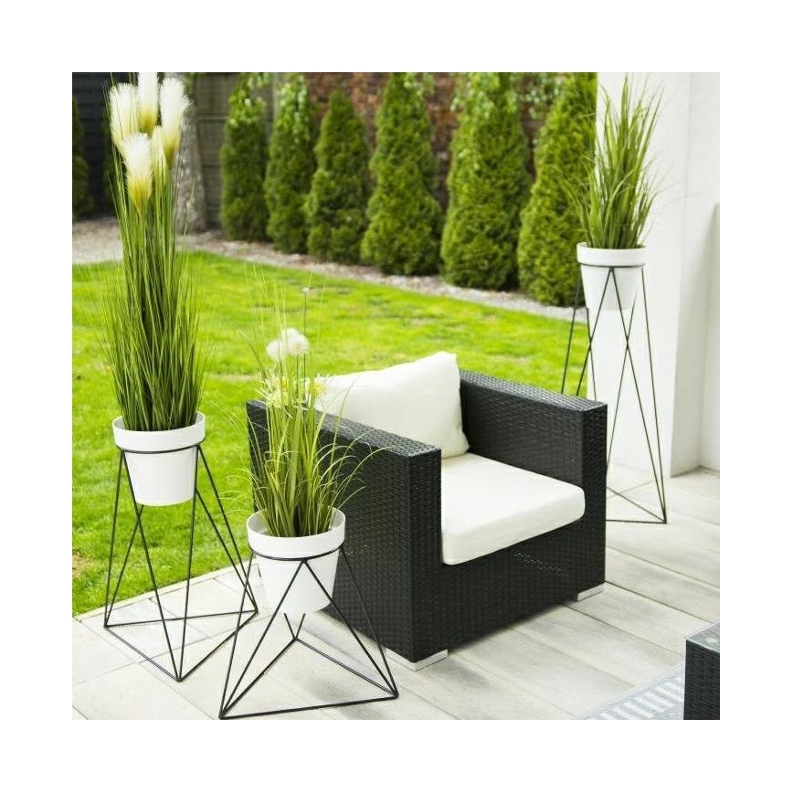 Βάση γλάστρας TRIANGL 40x45 cm μαύρο