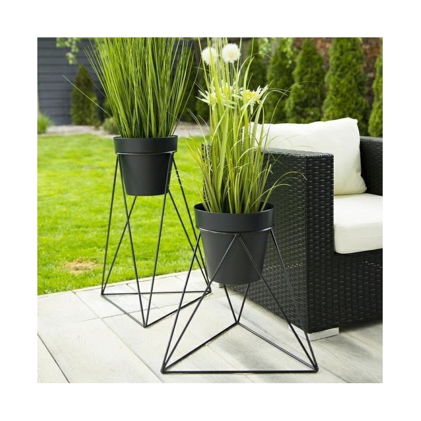 Βάση γλάστρας TRIANGL 40x45 cm μαύρο