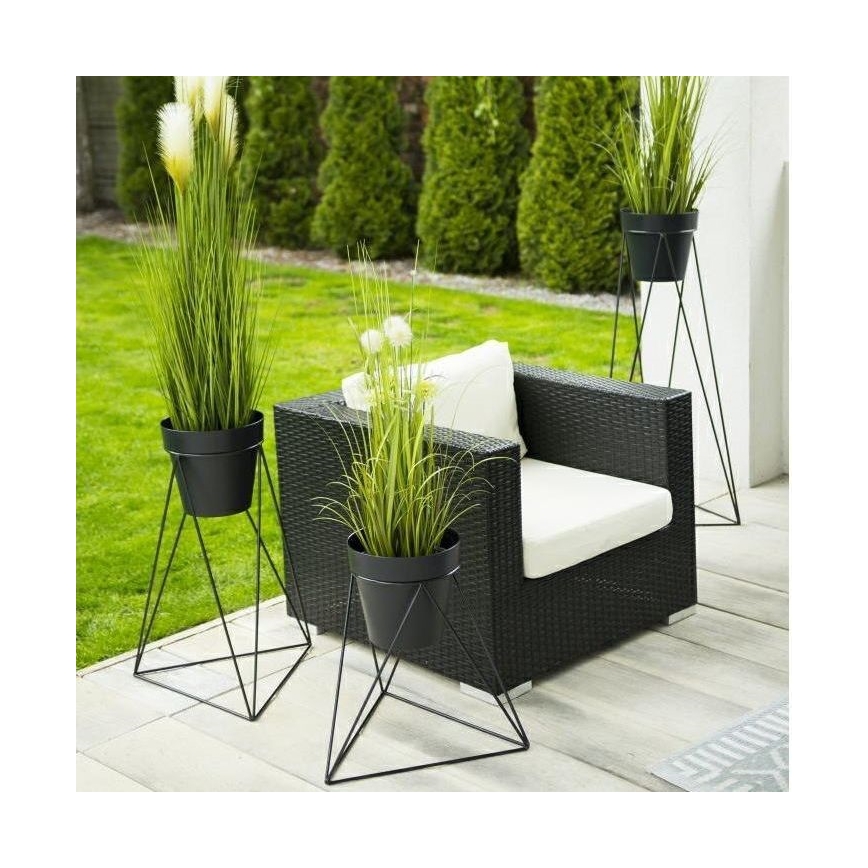 Βάση γλάστρας TRIANGL 40x45 cm μαύρο