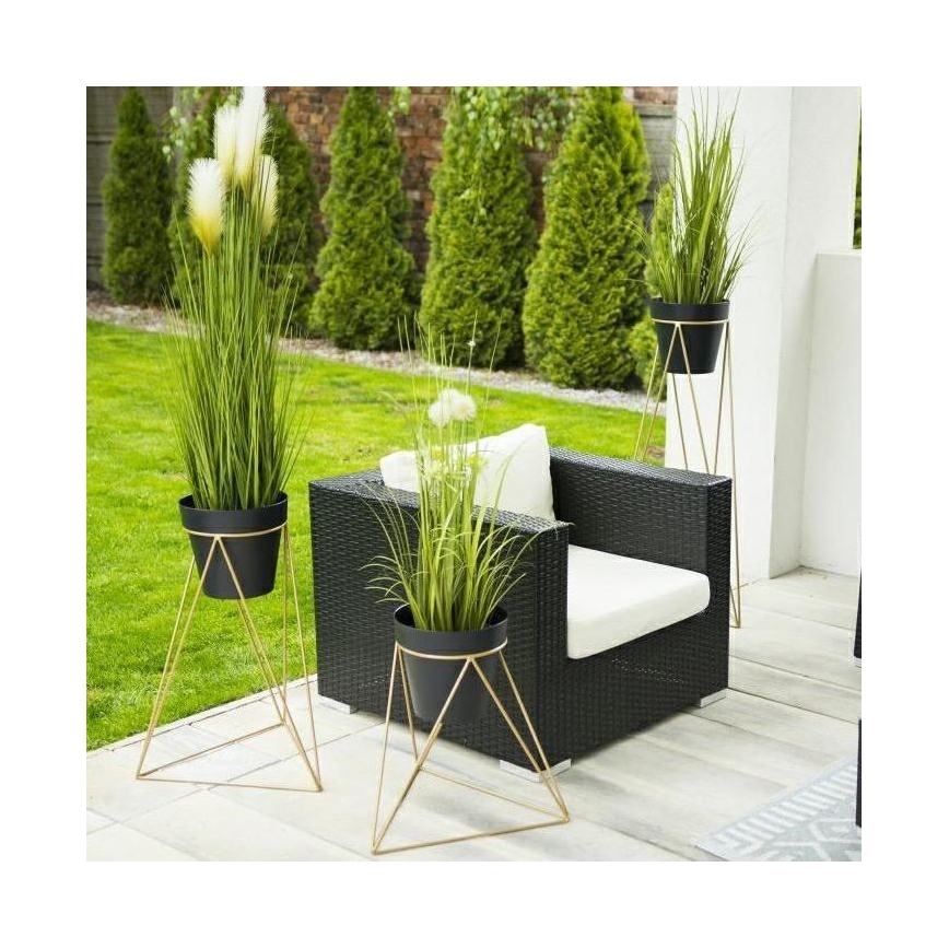 Βάση γλάστρας TRIANGL 90x50 cm χρυσό