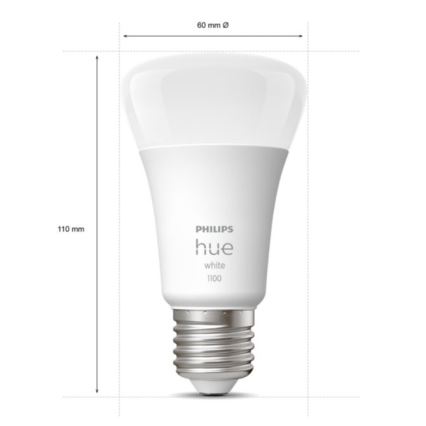 Βασικό σετ Philips Hue WHITE 2xE27/9,5W 2700K + συσκευή διασύνδεσης