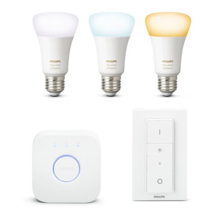 Βασικό σετ Philips Hue WHITE AMBIANCE 3xE27/9,5W/230V