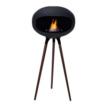 Βιοτζάκι TOKIO 45x100 cm 2kW μαύρο