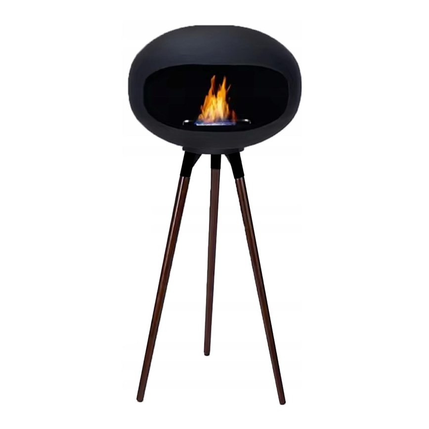 Βιοτζάκι TOKIO 45x100 cm 2kW μαύρο