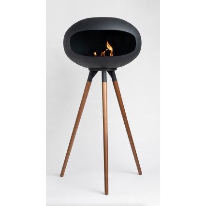 Βιοτζάκι TOKIO 45x100 cm 2kW μαύρο