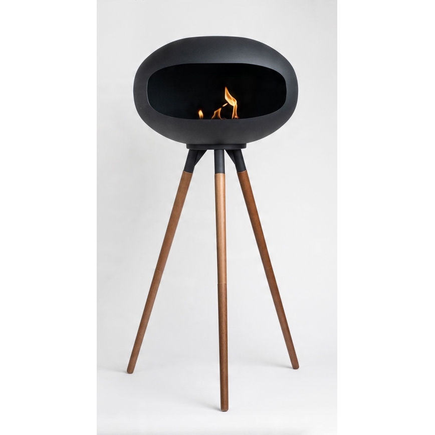 Βιοτζάκι TOKIO 45x100 cm 2kW μαύρο