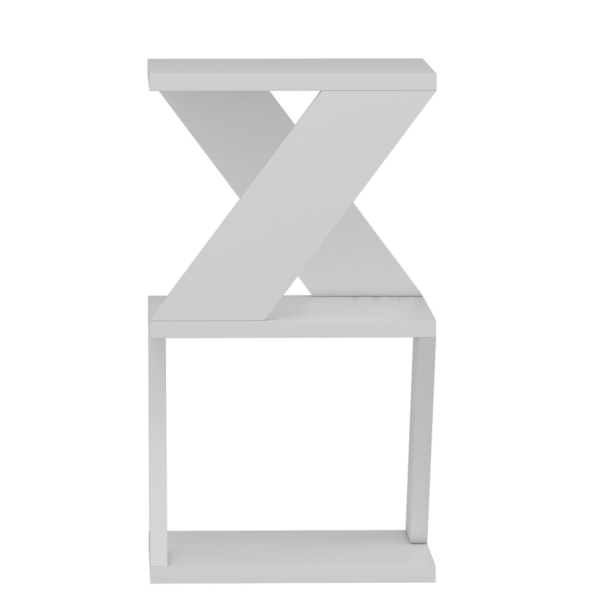Βοηθητικό τραπεζάκι ALBENI 50x30 cm λευκό