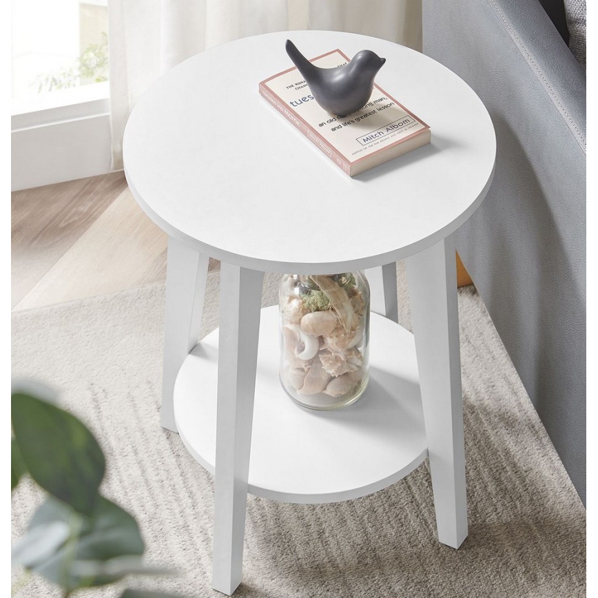 Βοηθητικό τραπεζάκι KAEL λευκό