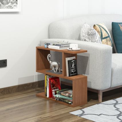 Βοηθητικό τραπεζάκι LALE 55x60 cm καφέ