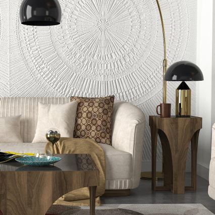 Βοηθητικό τραπεζάκι LITUS 58x37 cm καφέ