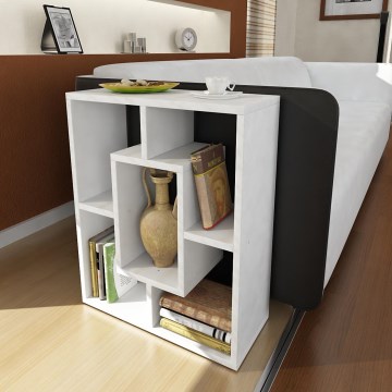 Βοηθητικό τραπεζάκι OVIS 64x51 cm λευκό