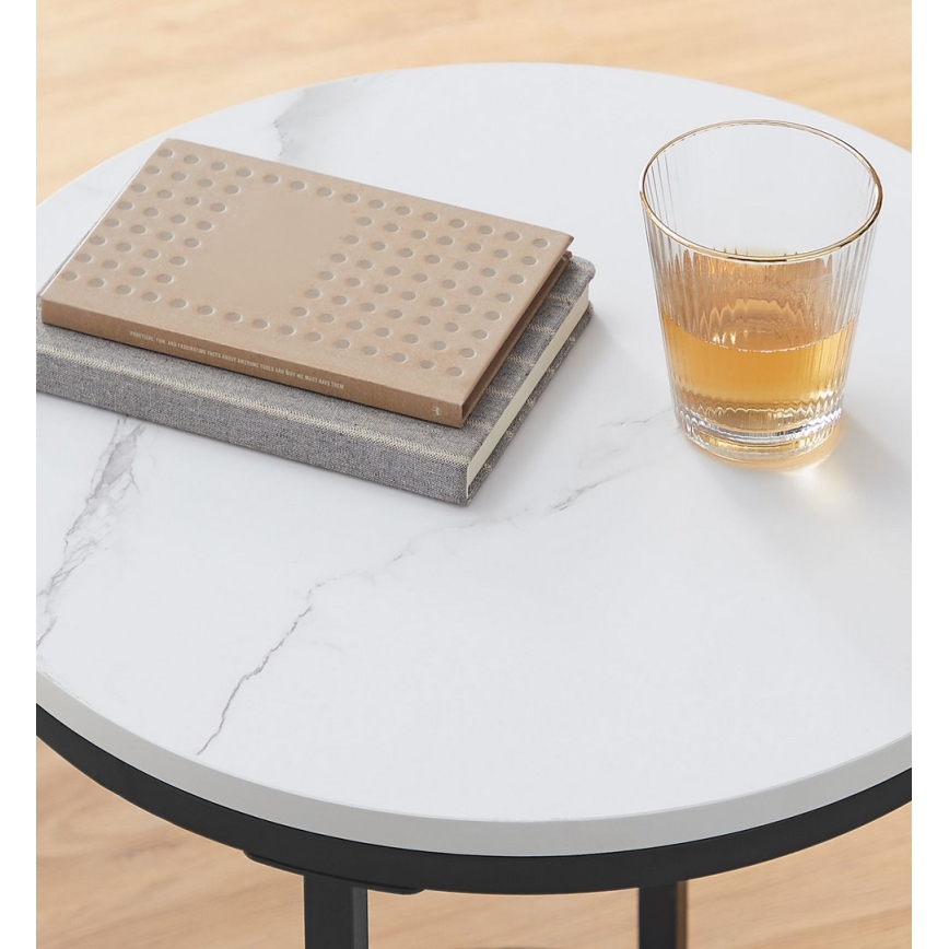 Βοηθητικό τραπεζάκι SID μαύρο/λευκό