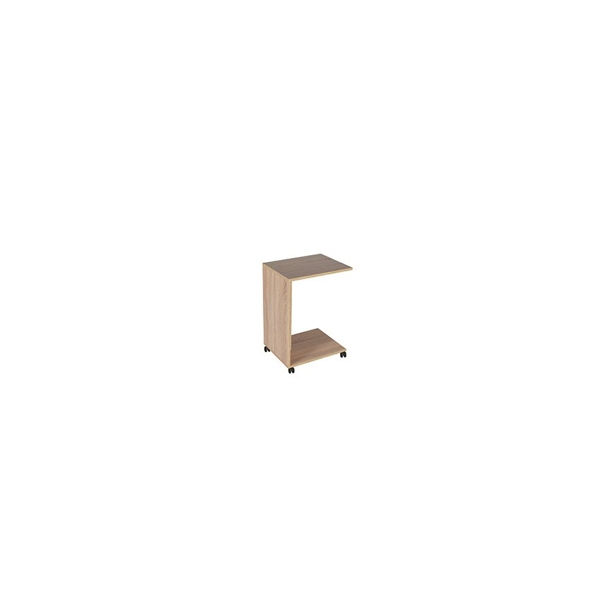Βοηθητικό τραπεζάκι 65x35 cm καφέ