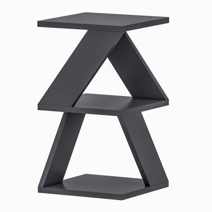 Βοηθητικό τραπεζάκι ALBENI 50x30 cm ανθρακί