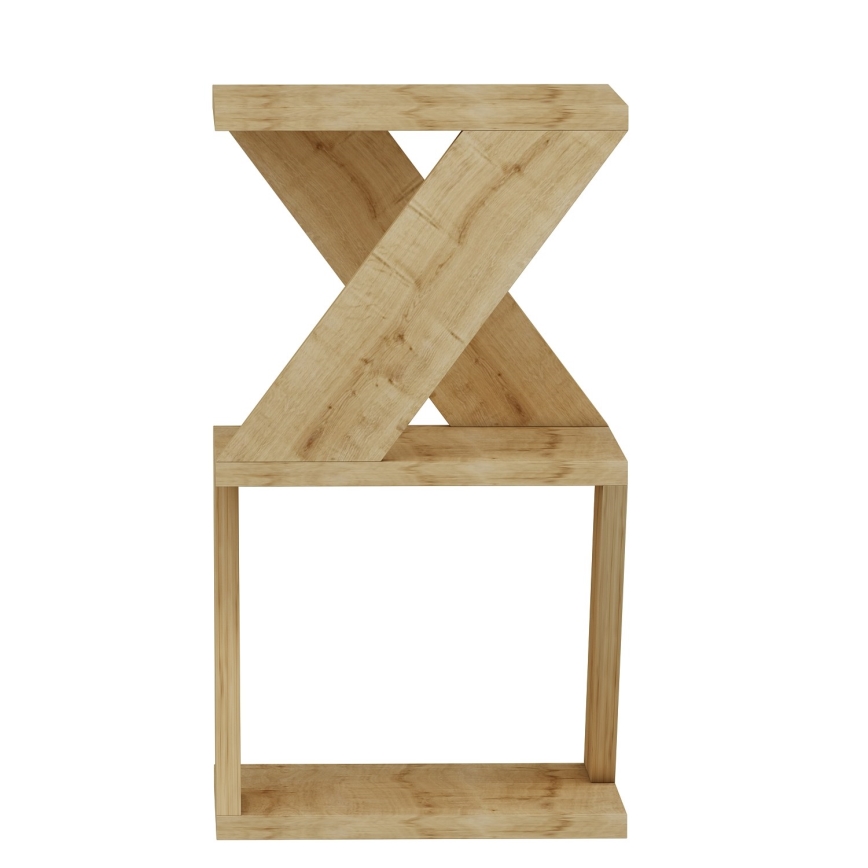 Βοηθητικό τραπεζάκι ALBENI 50x30 cm καφέ