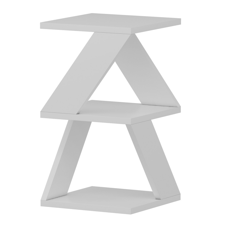 Βοηθητικό τραπεζάκι ALBENI 50x30 cm λευκό