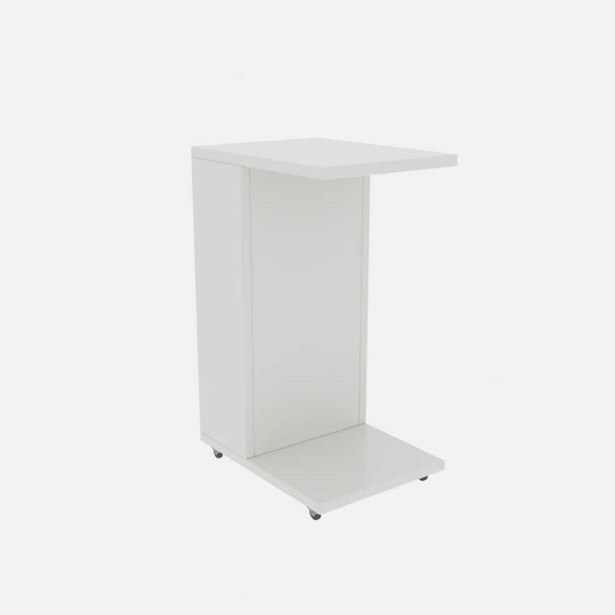 Βοηθητικό τραπεζάκι FILINTA 63x40 cm λευκό