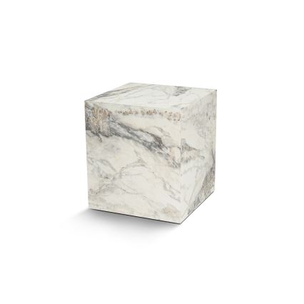 Βοηθητικό τραπεζάκι KUP 50x45 cm μαρμάρινο μοτίβο