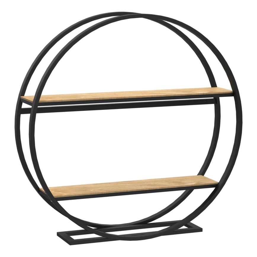 Βοηθητικό τραπεζάκι SHELF διάμετρος 62,5 cm δρυς