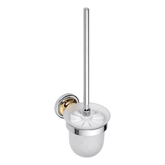 Βούρτσα WC 11x37,5 cm ασημένια/χρυσή